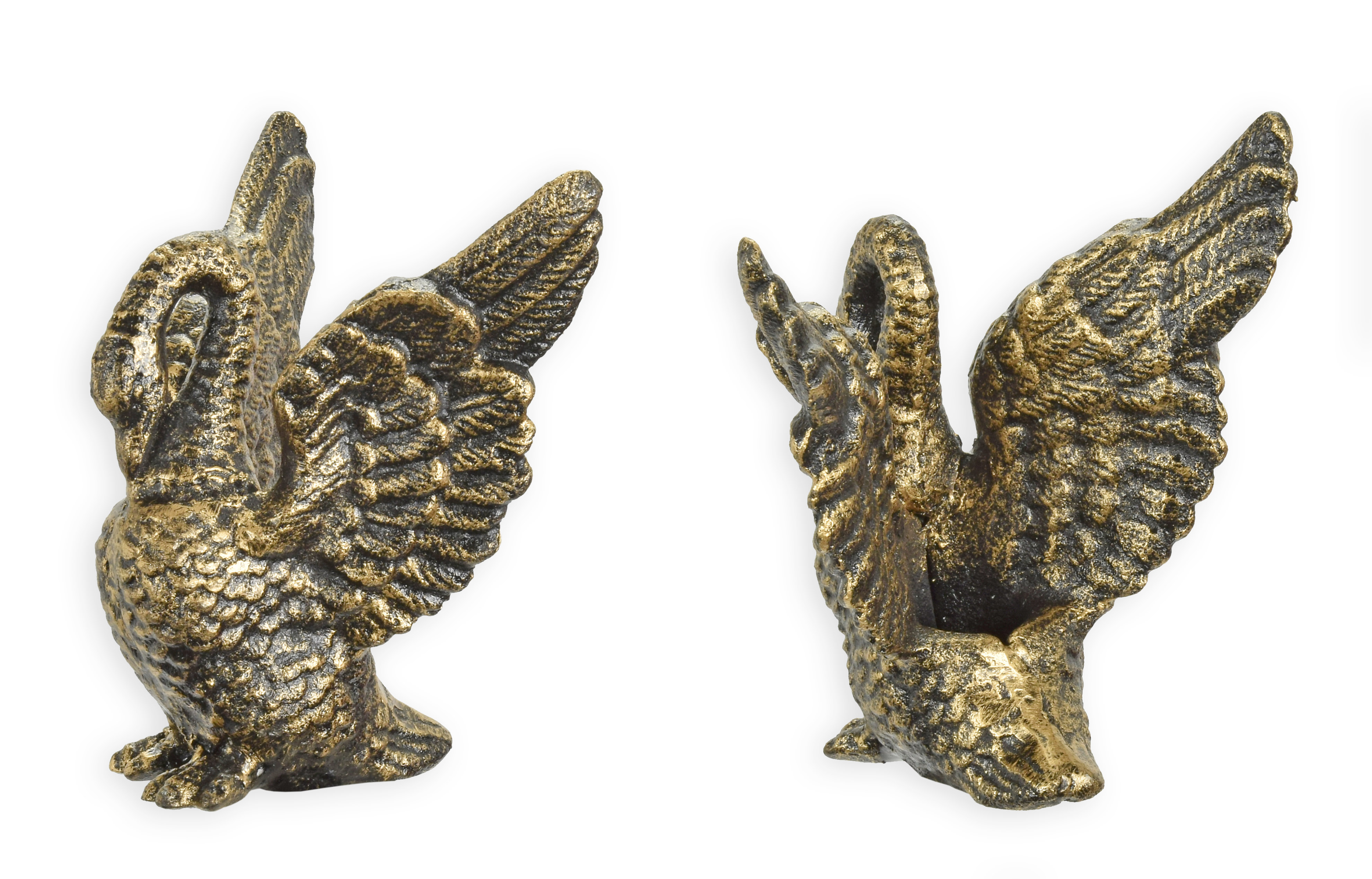 Bronze, Figur, Tier, Vogel, Person