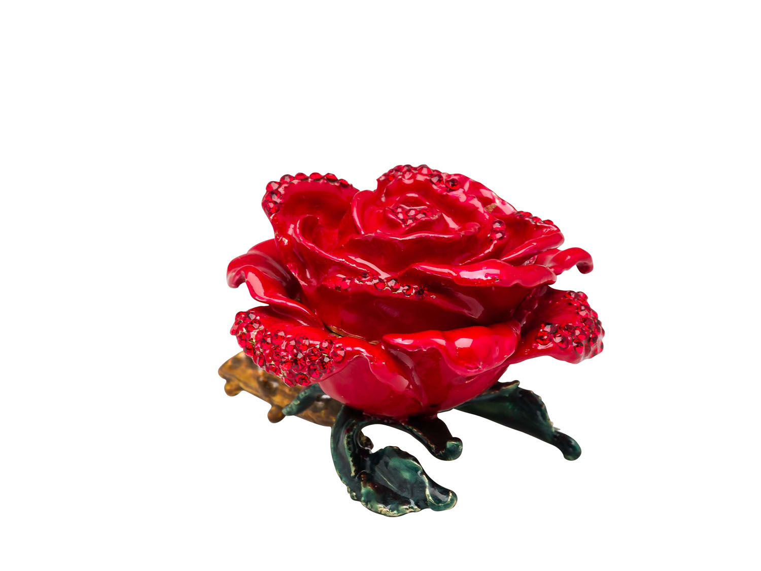 Blume Rose Pillendose Schmuckdose Dose Pillenbox Box Dose Figur Schatulle