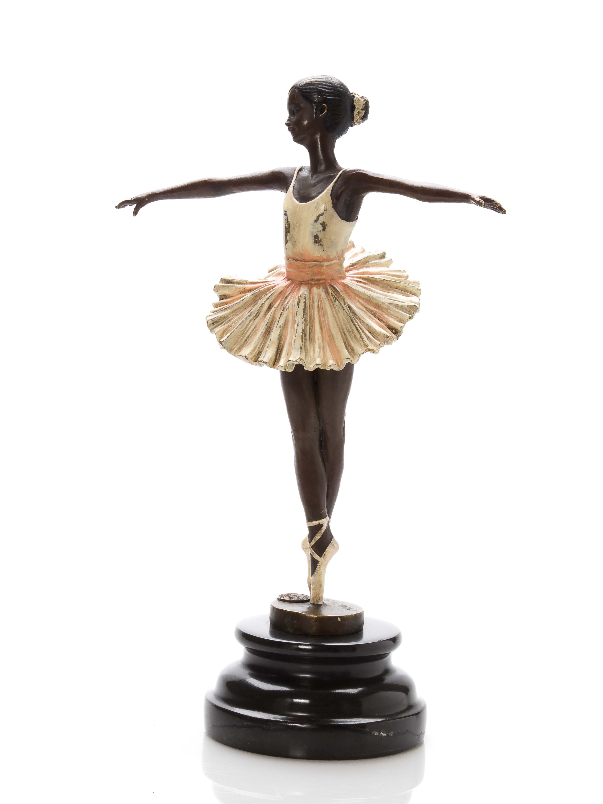 Bronze Skulptur Ballett Tänzerin Ballerina dancer antik stil sculpture figure