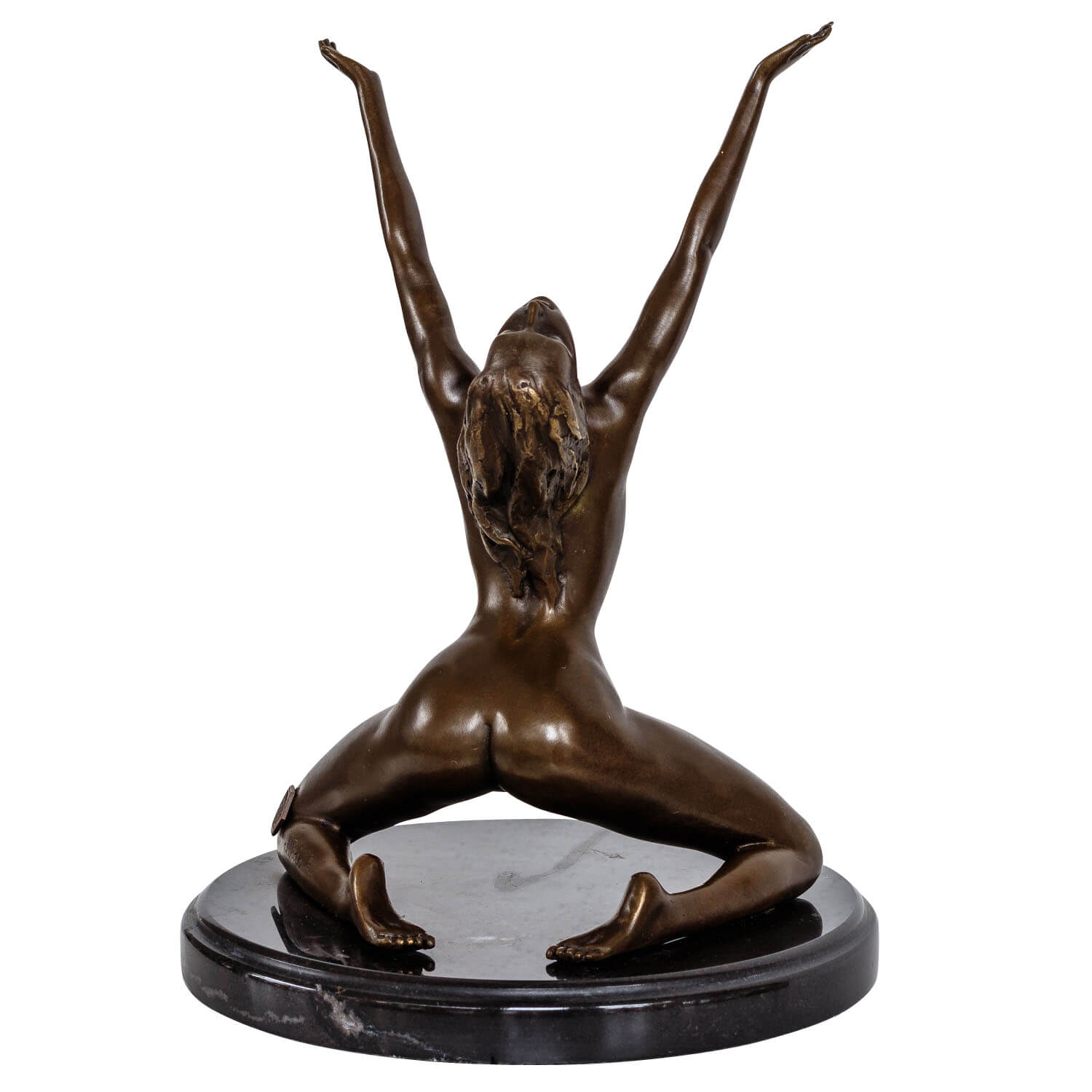 Bronzeskulptur Erotik Frau erotische Kunst Antik-Stil Bronze Figur Statue 25cm