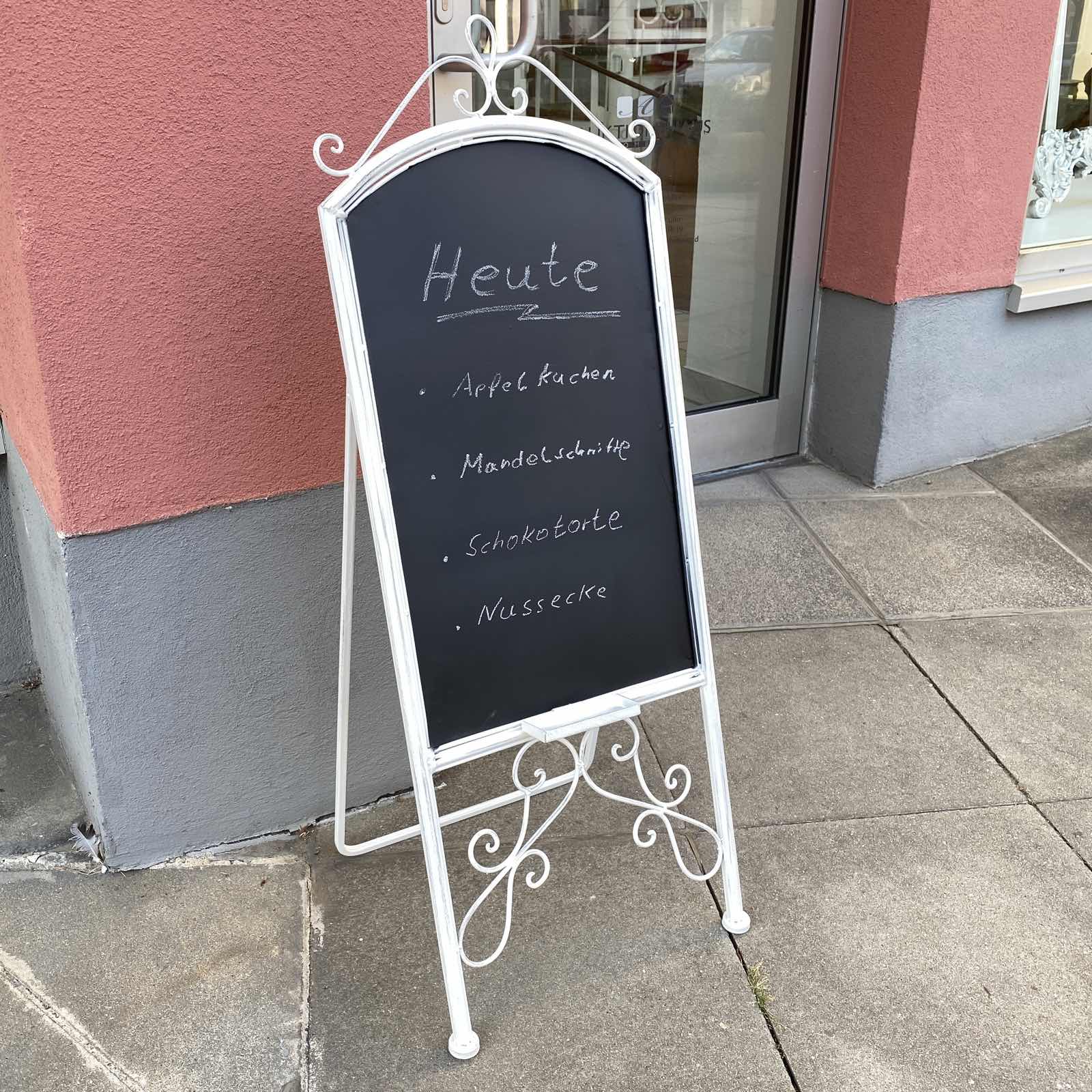 Werbetafel Kreidetafel Magnettafel Eisen Standtafel Aufsteller Kundenstopper a