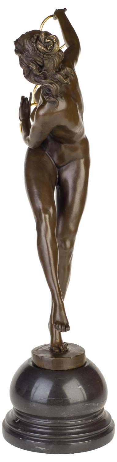 Bronzeskulptur erotische Kunst Erotik im Antik-Stil Bronze Figur Statue 53,5 cm