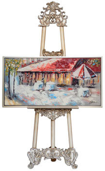 Bild, Meer, Strand, Rahmen, Staffelei