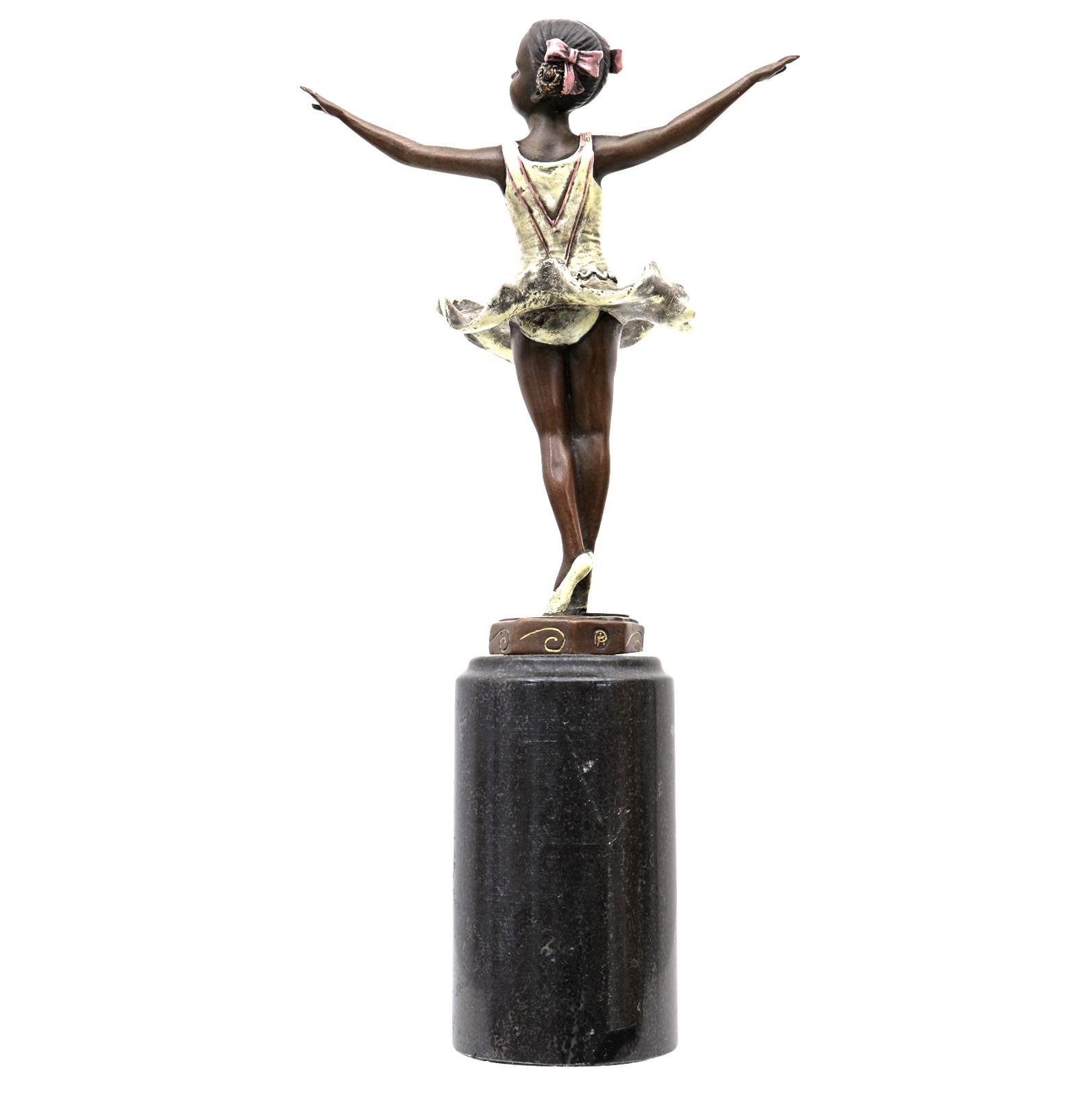 Bronzeskulptur Ballerina Ballett im Antik-Stil Bronze Figur Statue