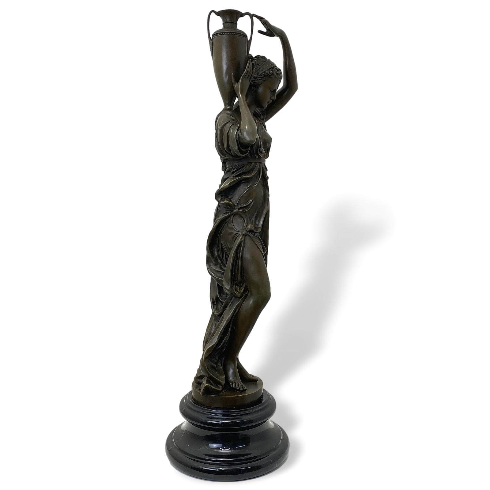 Bronzeskulptur Hebe Antik-Stil Bronze Figur nach Carrier-Belleuse Replik Kopie