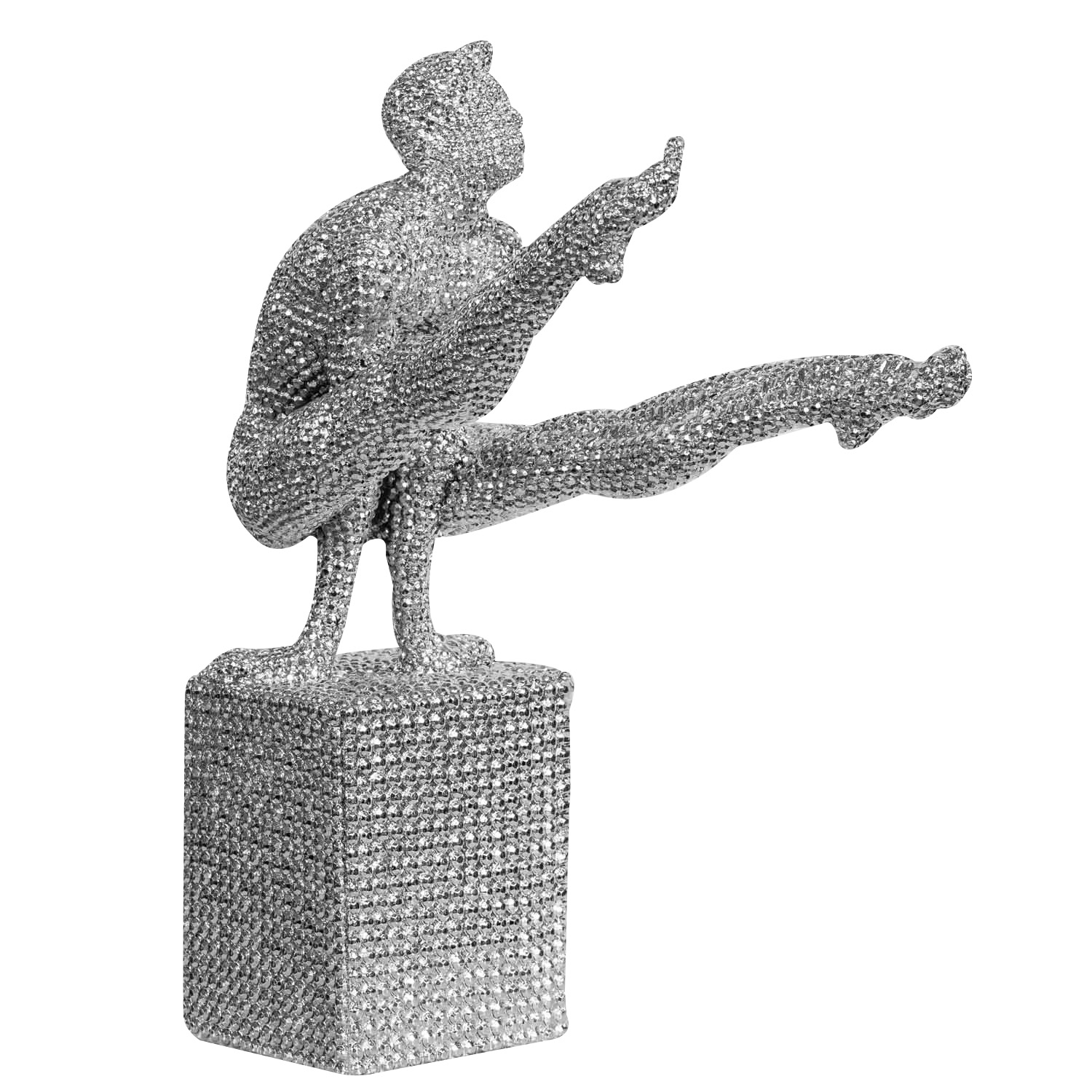 Figur Turner Akrobatik Sport Skulptur Turnen Statue Antik-Stil - 42cm