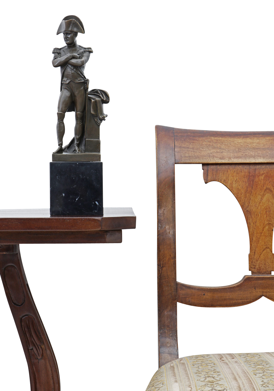 Bronzeskulptur Napoleon im Antik-Stil Bronze Figur Statue 31cm