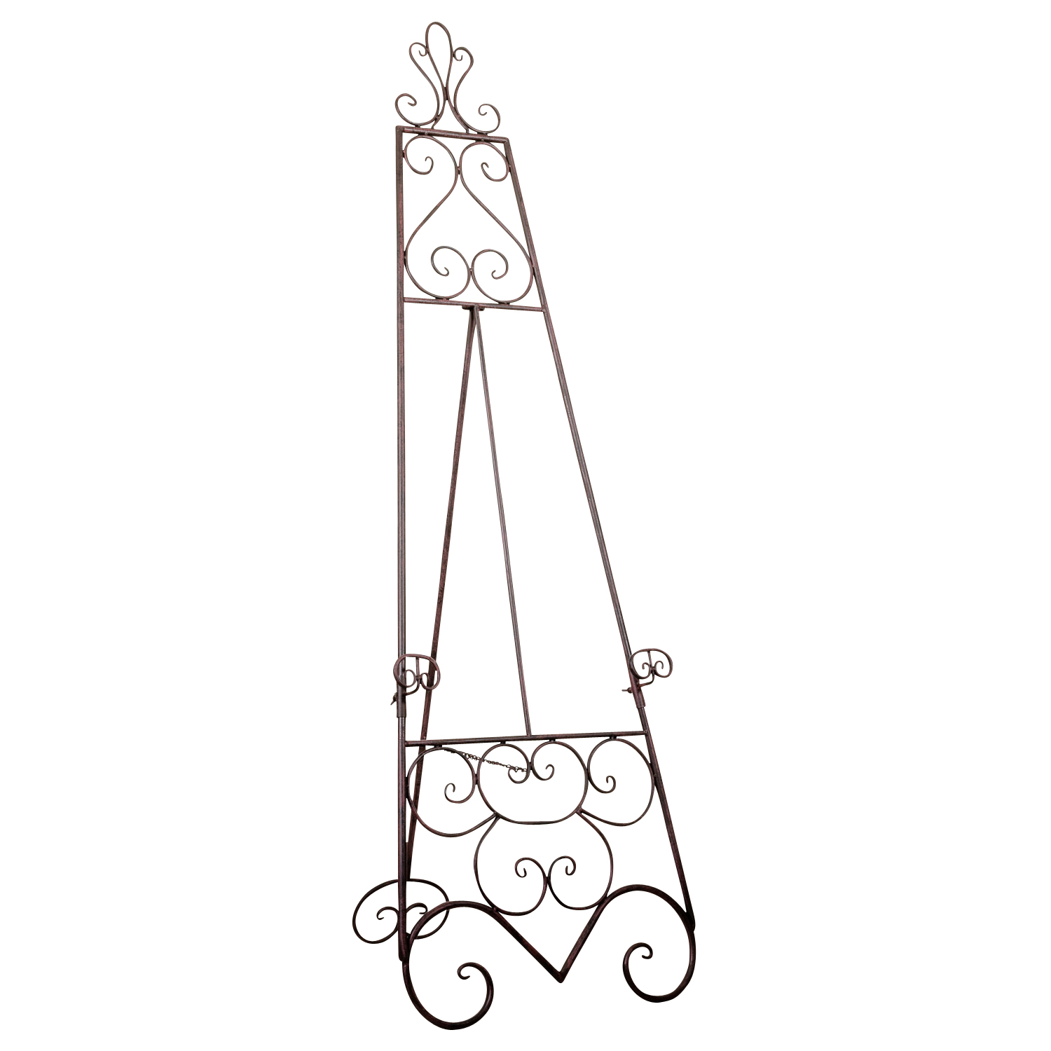 Staffelei 152cm Bilderständer Aufsteller Nostalgie Eisen Antik-Stil schwarz