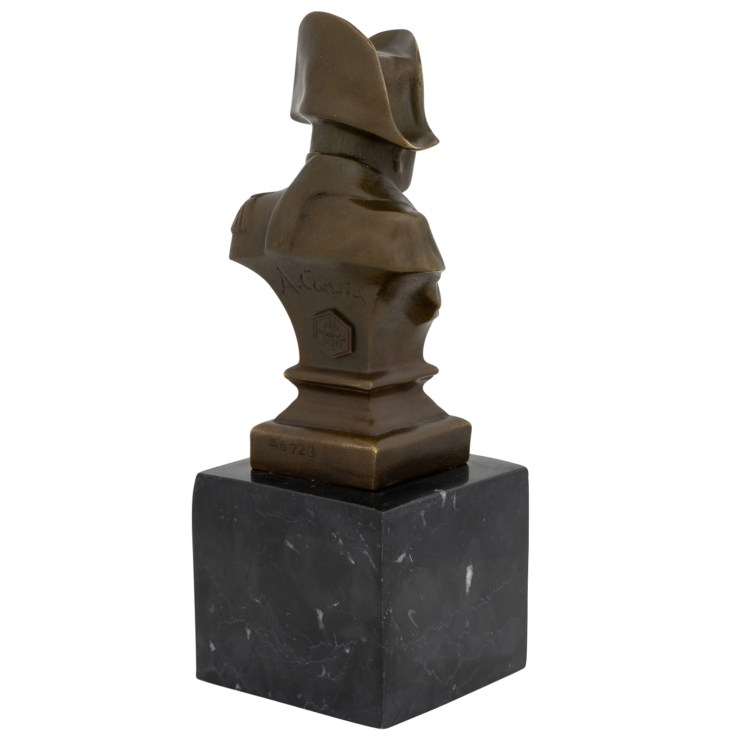 Bronzeskulptur Büste Kaiser Napoleon Antik-Stil Bronze Figur Statue 20cm