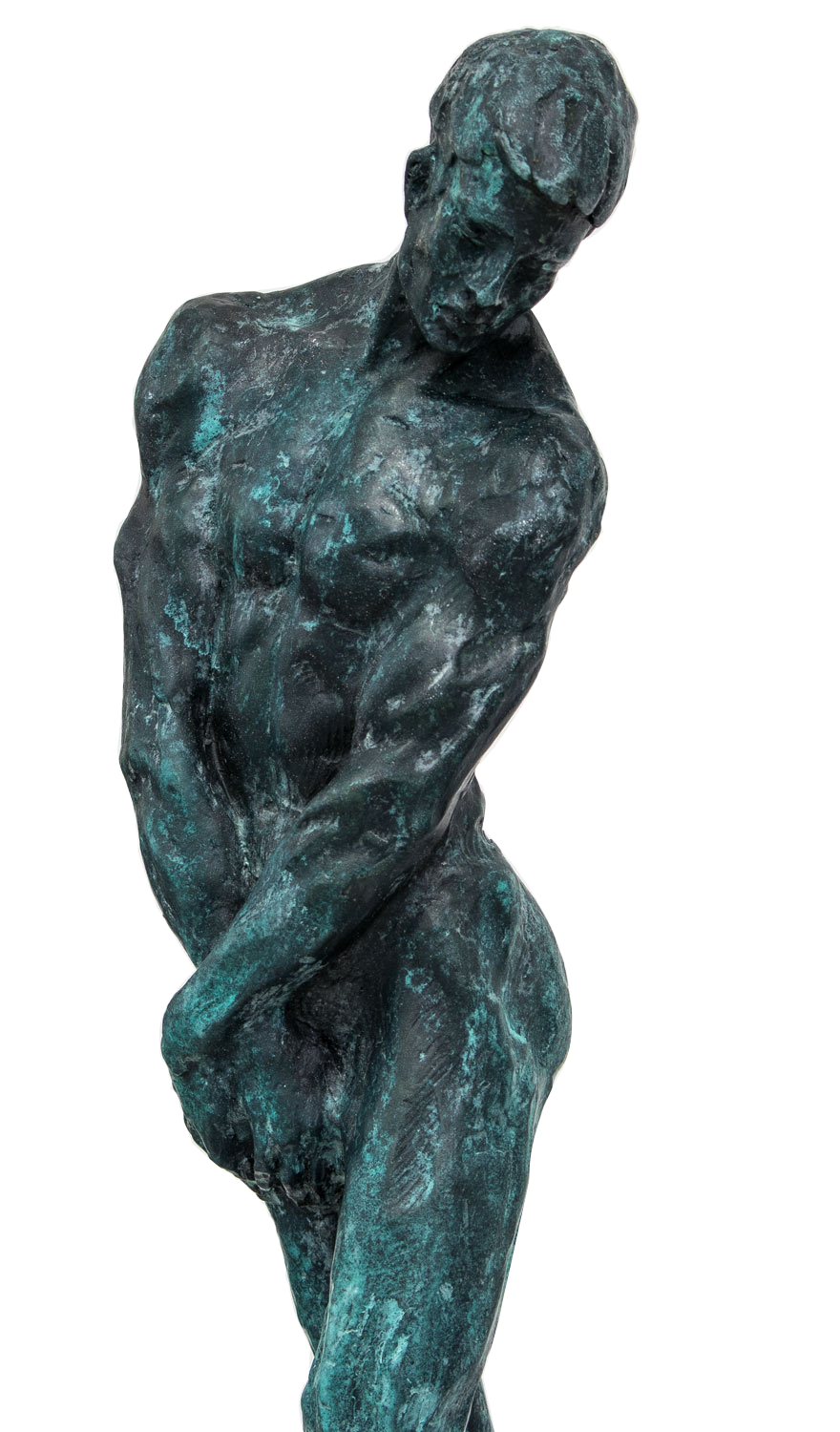 Bronzeskulptur Akt Mann erotische Kunst Bronze Skulptur Figur sculpture (b)