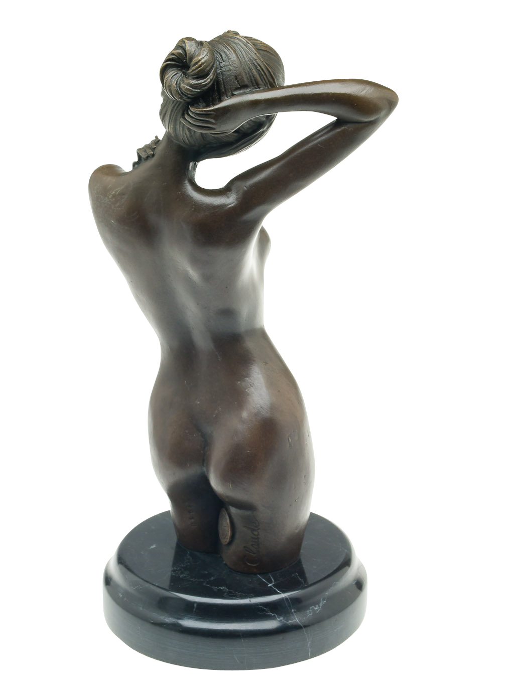 BRONZE SKULPTUR FIGUR BRONZESKULPTUR FRAU EROTISCHE KUNST EROTIK AKT TORSO
