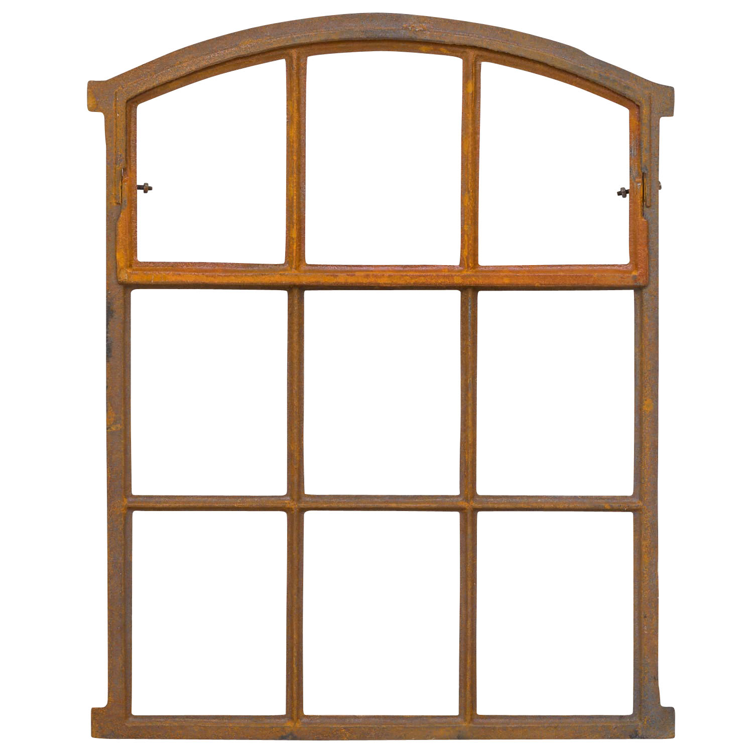 Fenster zum Öffnen rost Stallfenster Eisenfenster Eisen 71cm Antik-Stil (d2)