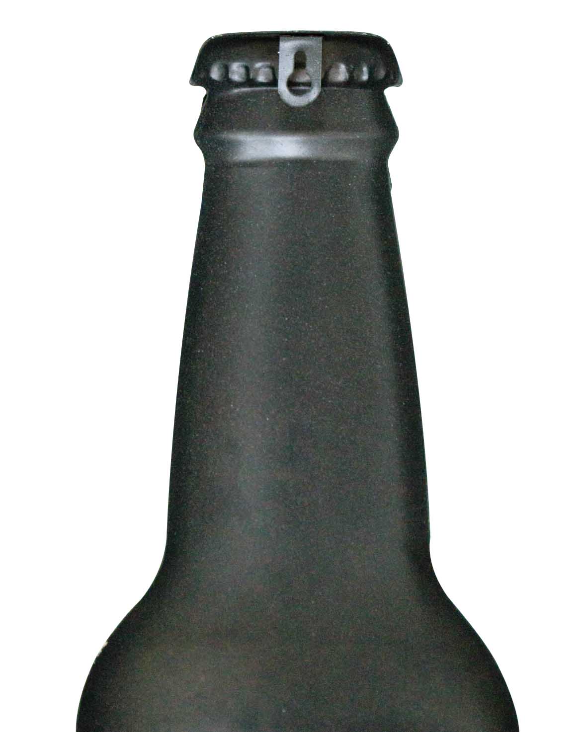 Plaque publicitaire tôle bouteille de bière Drink Beer 61cm style antique