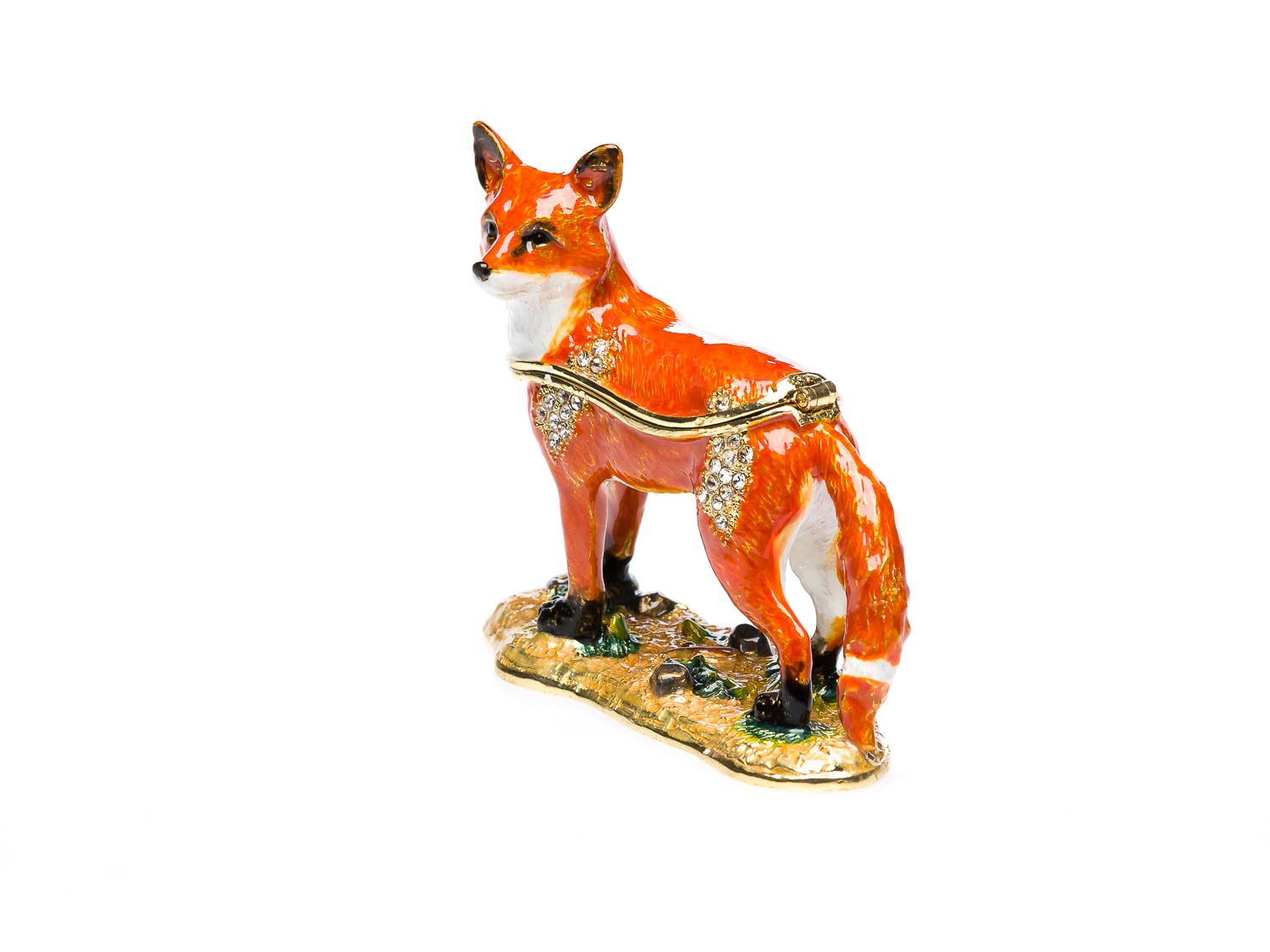 Schmuckschatulle Fuchs Pillendose Schmuckdose Dose Pillenbox jewelry fox