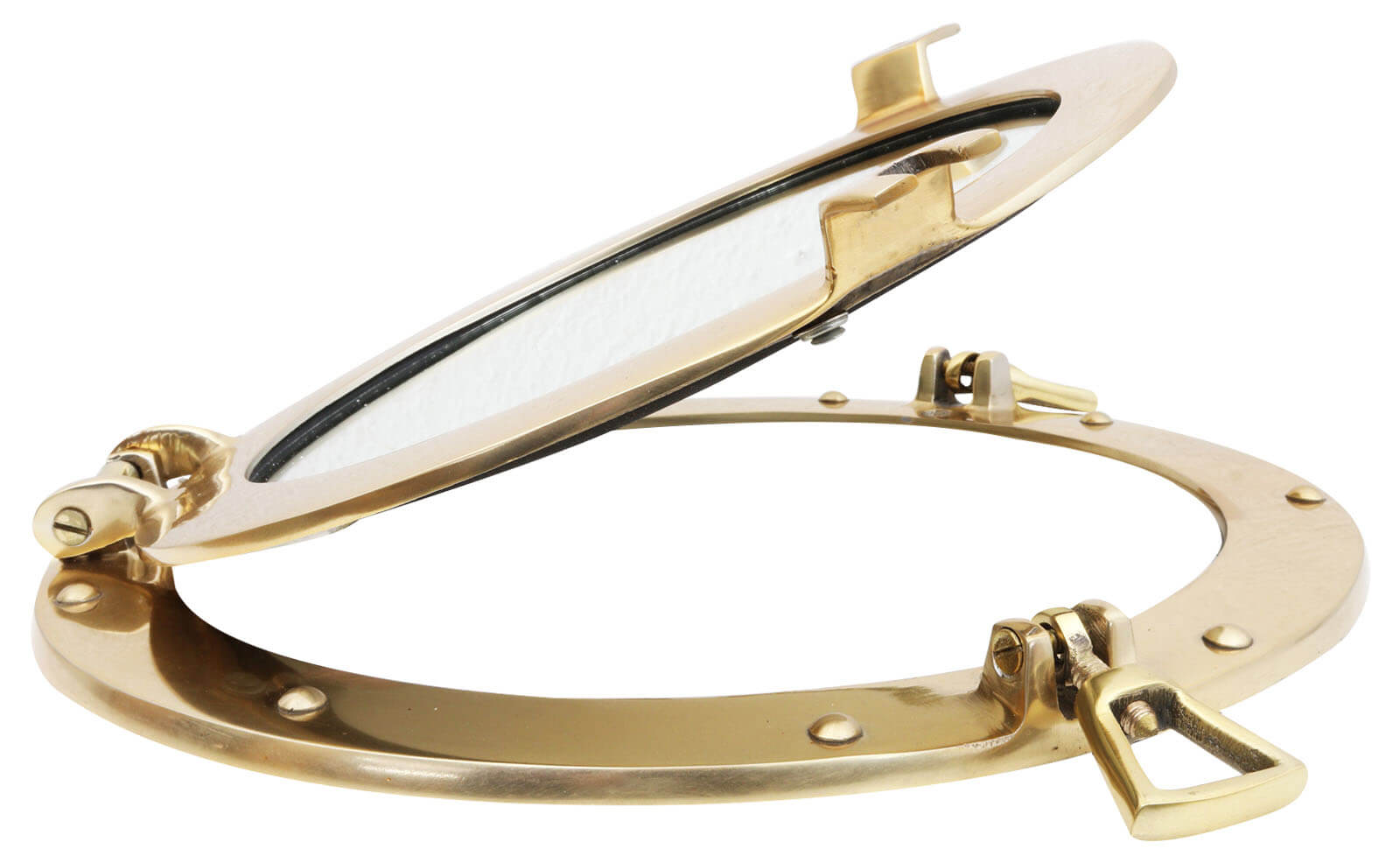 Hublot avec miroir bateau ouvert navire décorations maritimes 29cm (d)